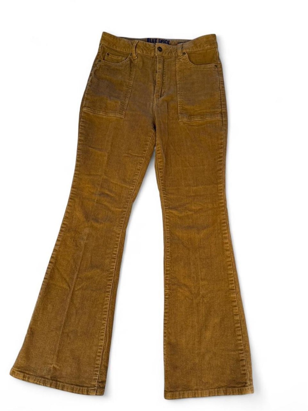 Y2K Vintage Bell Bottom Corduroy Pants, Size 11 (modern 27” waist)